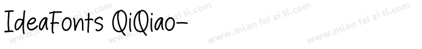 IdeaFonts QiQiao字体转换